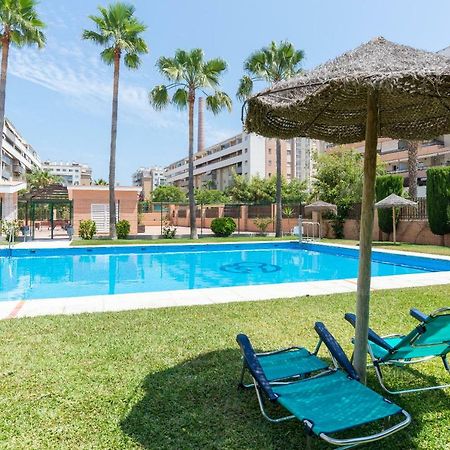 Charming Apartment On The Beach - Pool And Parking Malaga Luaran gambar